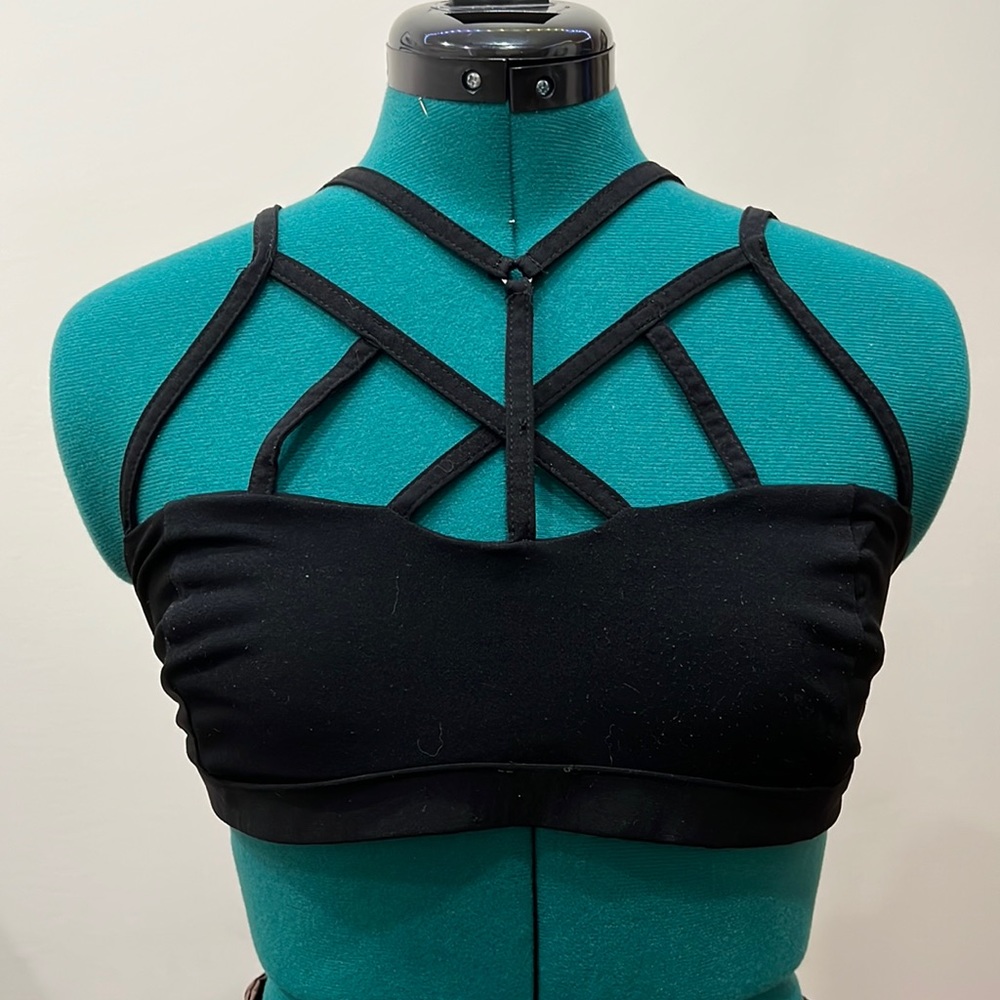 Black Strappy Bralette
